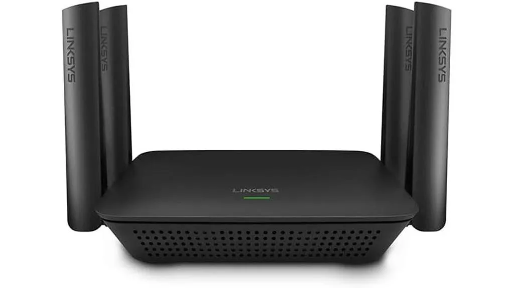 linksys wi fi extender black