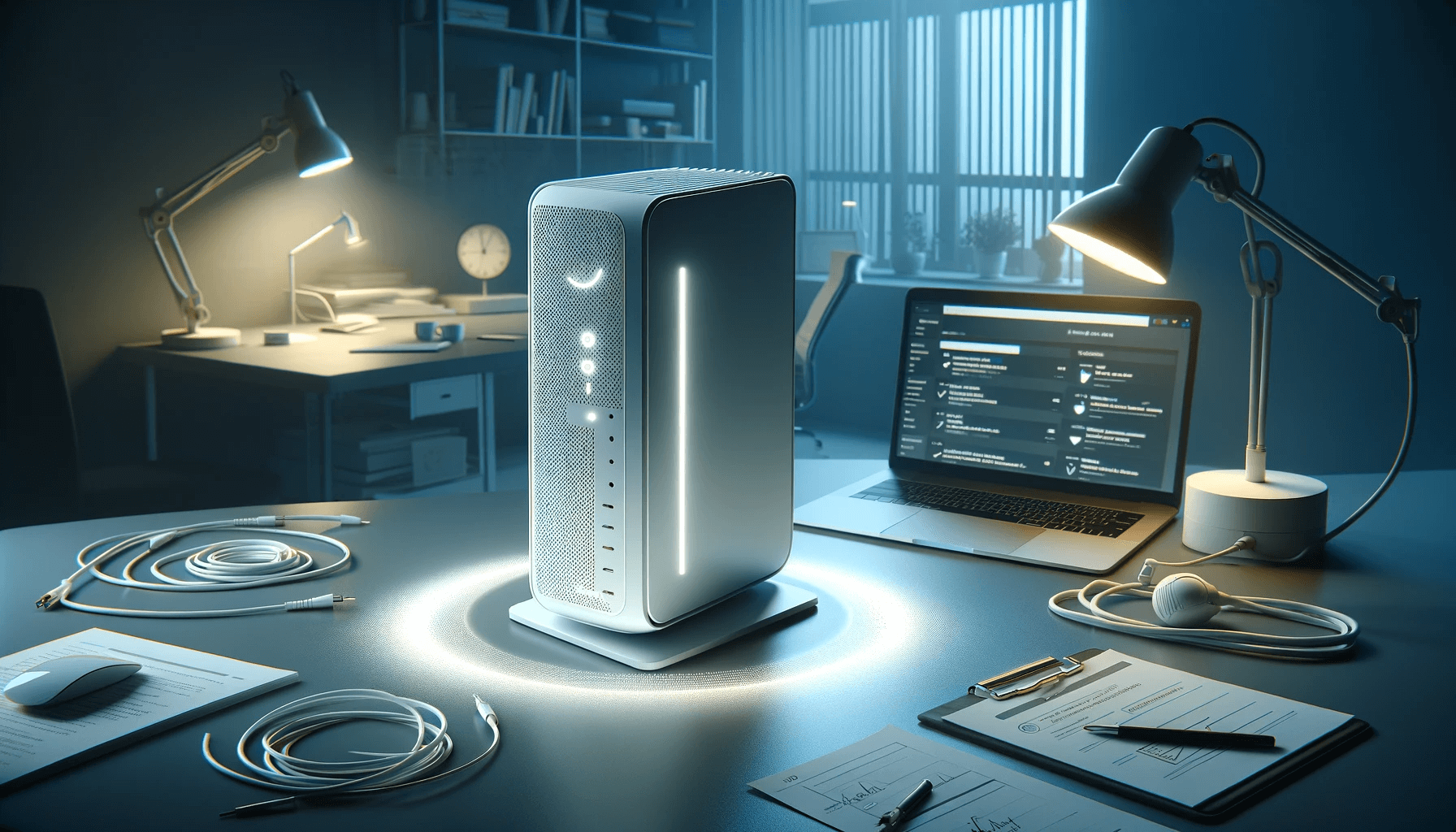 verizon router blinking white