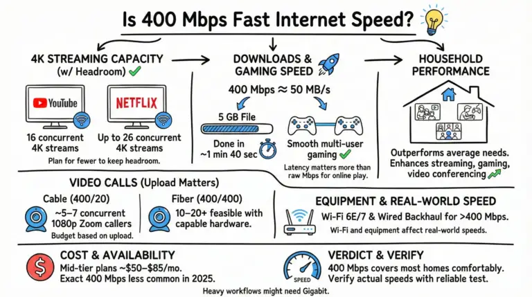 Is 400 Mbps Fast Internet Speed