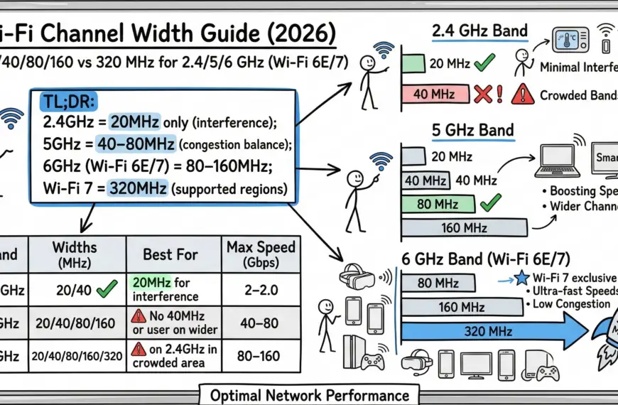 Wi‑Fi Channel Width Guide