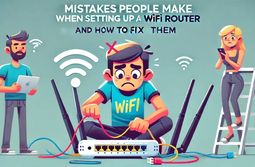 MISTAKES PEOPLE MAKE WHEN SETTING UP A WIFI ROUTER (AND HOW TO FIX THEM)