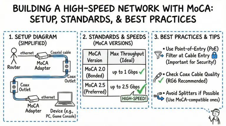 Building a High-Speed Network with MoCA Setup, Standards, and Best Practices