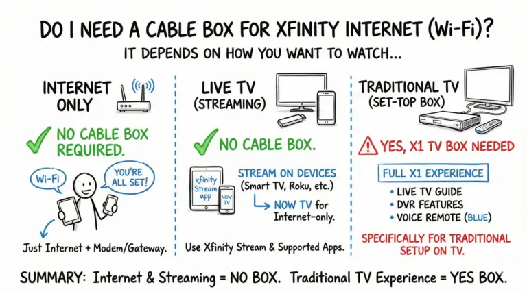 Do I Need a Cable Box for Xfinity Internet (Wi‑Fi)